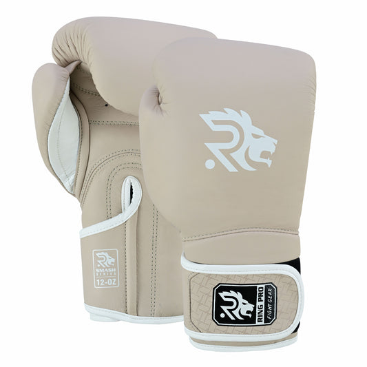 Ring Pro Boxing Gloves – Strap Style, Matte Cowhide Leather