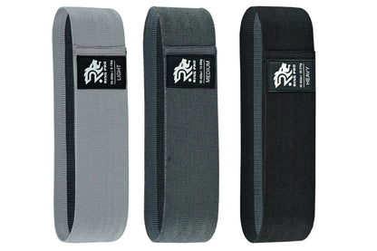 Ring Pro Booty Bands – Fabric Resistance Bands Set (Light, Medium & Heavy)