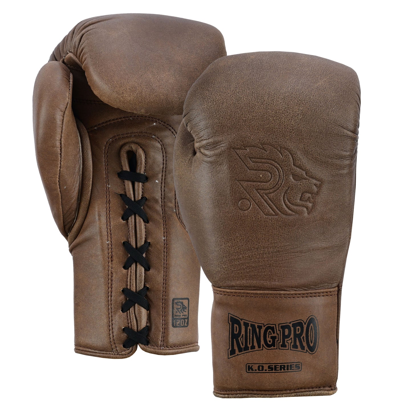 Ring Pro Boxing Gloves Lace-Up – Distressed Leather