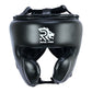Aura 100 Series Genuine Leather Headgear – Lace-Up Closure Top & Back – Boxing & MMA Protective Gear