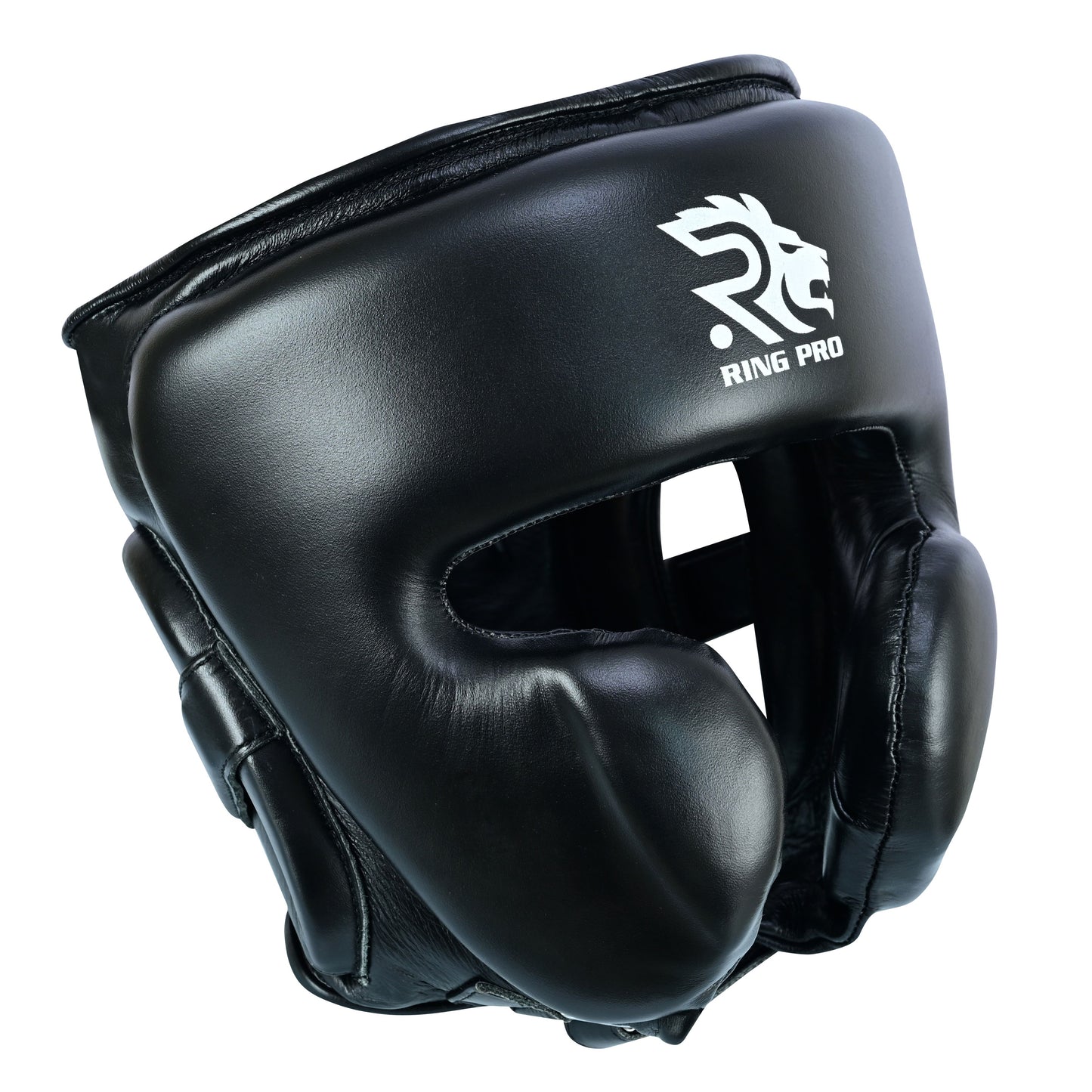 Aura 100 Series Genuine Leather Headgear – Lace-Up Closure Top & Back – Boxing & MMA Protective Gear