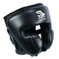 Aura 100 Series Genuine Leather Headgear – Lace-Up Closure Top & Back – Boxing & MMA Protective Gear