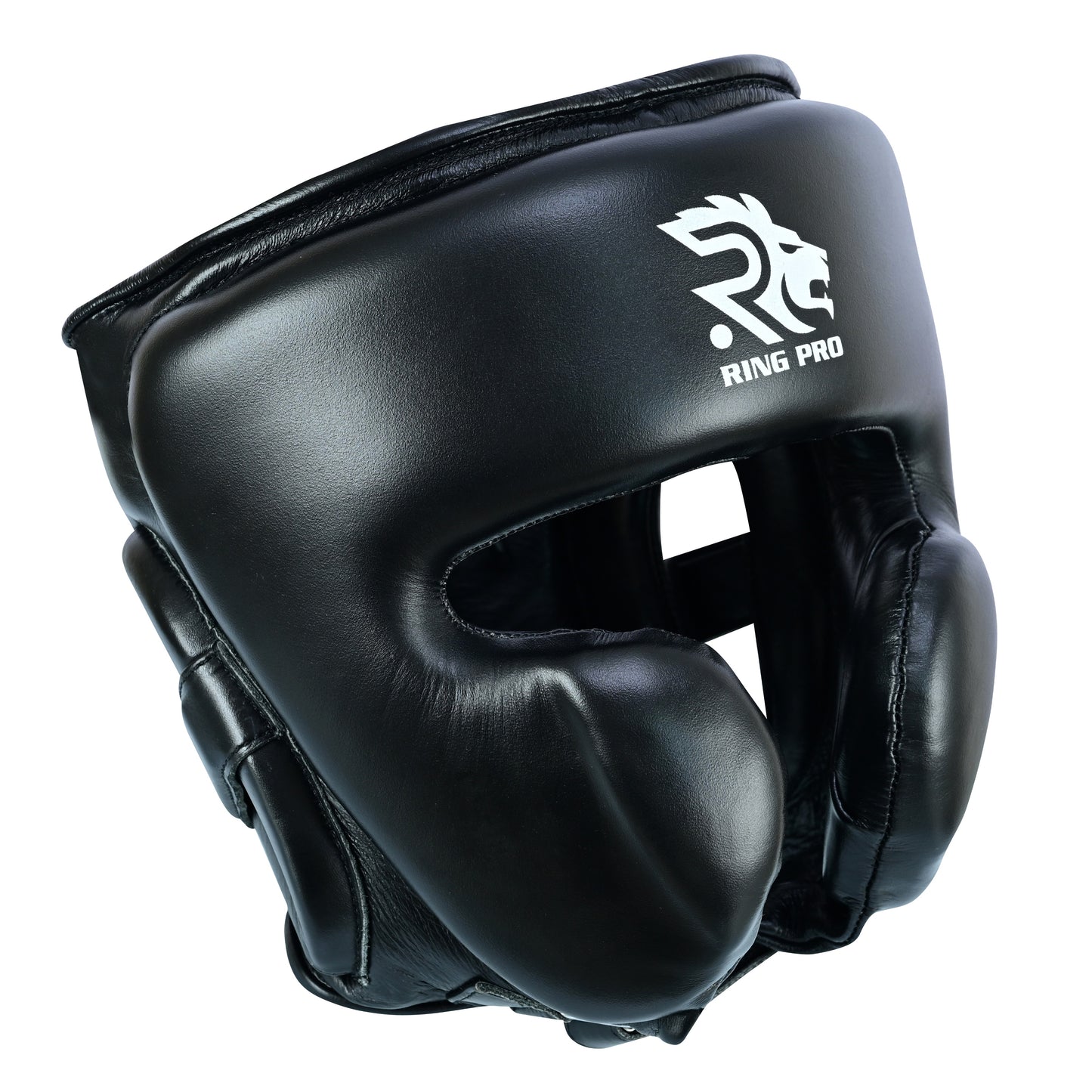 Aura 100 Series Genuine Leather Headgear – Lace-Up Closure Top & Back – Boxing & MMA Protective Gear