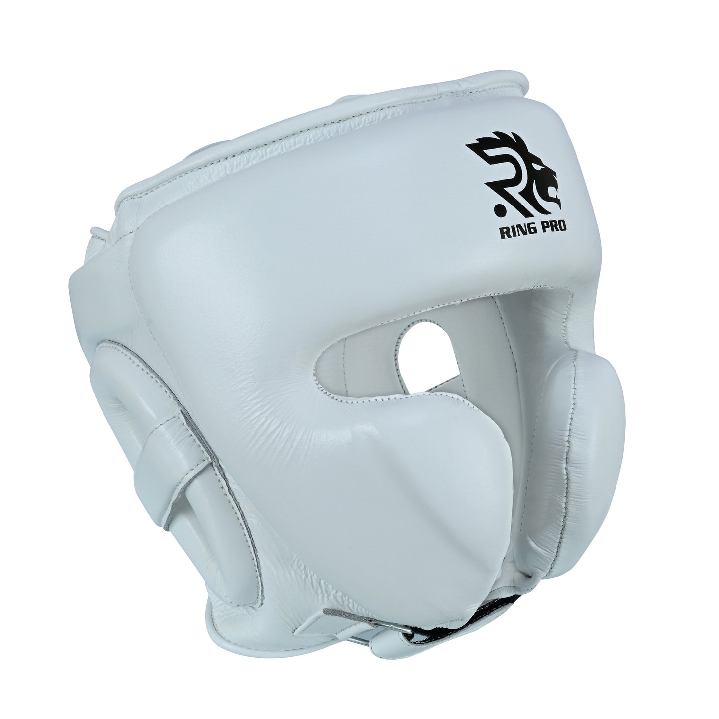 Aura 100 Series Genuine Leather Headgear – Lace-Up Closure Top & Back – Boxing & MMA Protective Gear