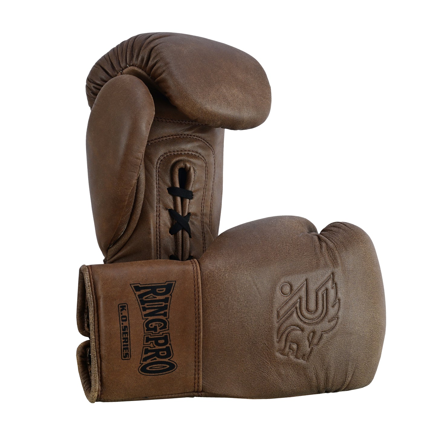 Ring Pro Boxing Gloves Lace-Up – Distressed Leather