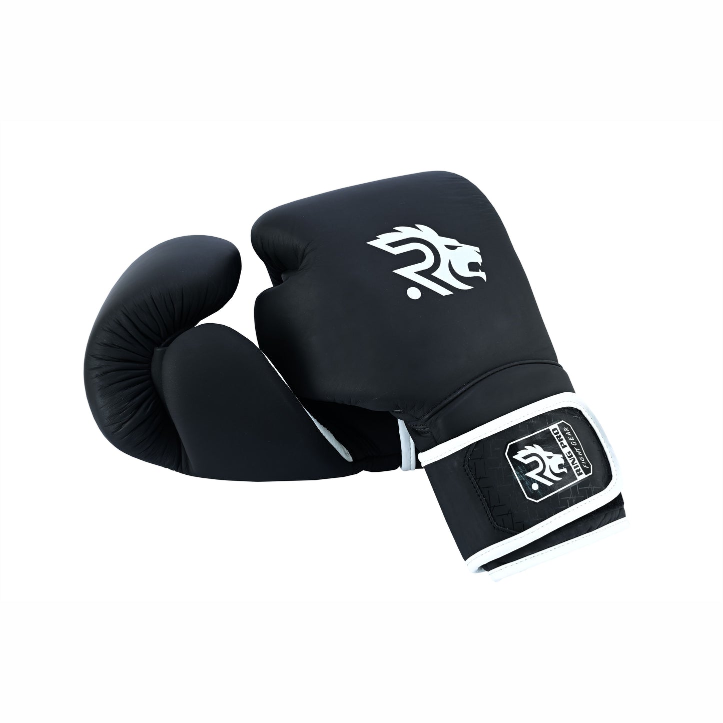 Ring Pro Boxing Gloves – Strap Style, Matte Cowhide Leather