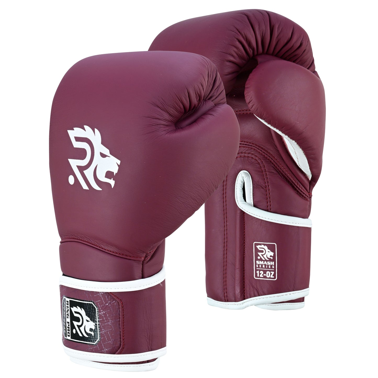 Ring Pro Boxing Gloves – Strap Style, Matte Cowhide Leather