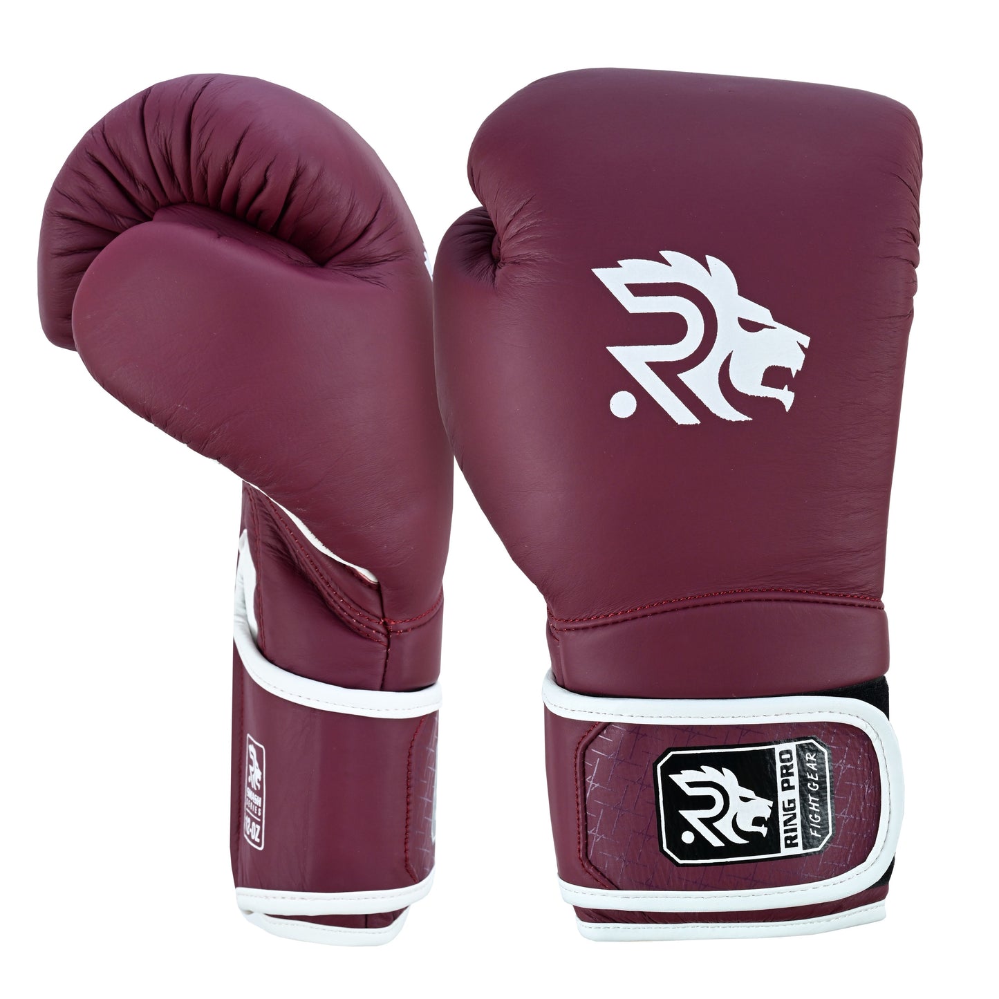 Ring Pro Boxing Gloves – Strap Style, Matte Cowhide Leather