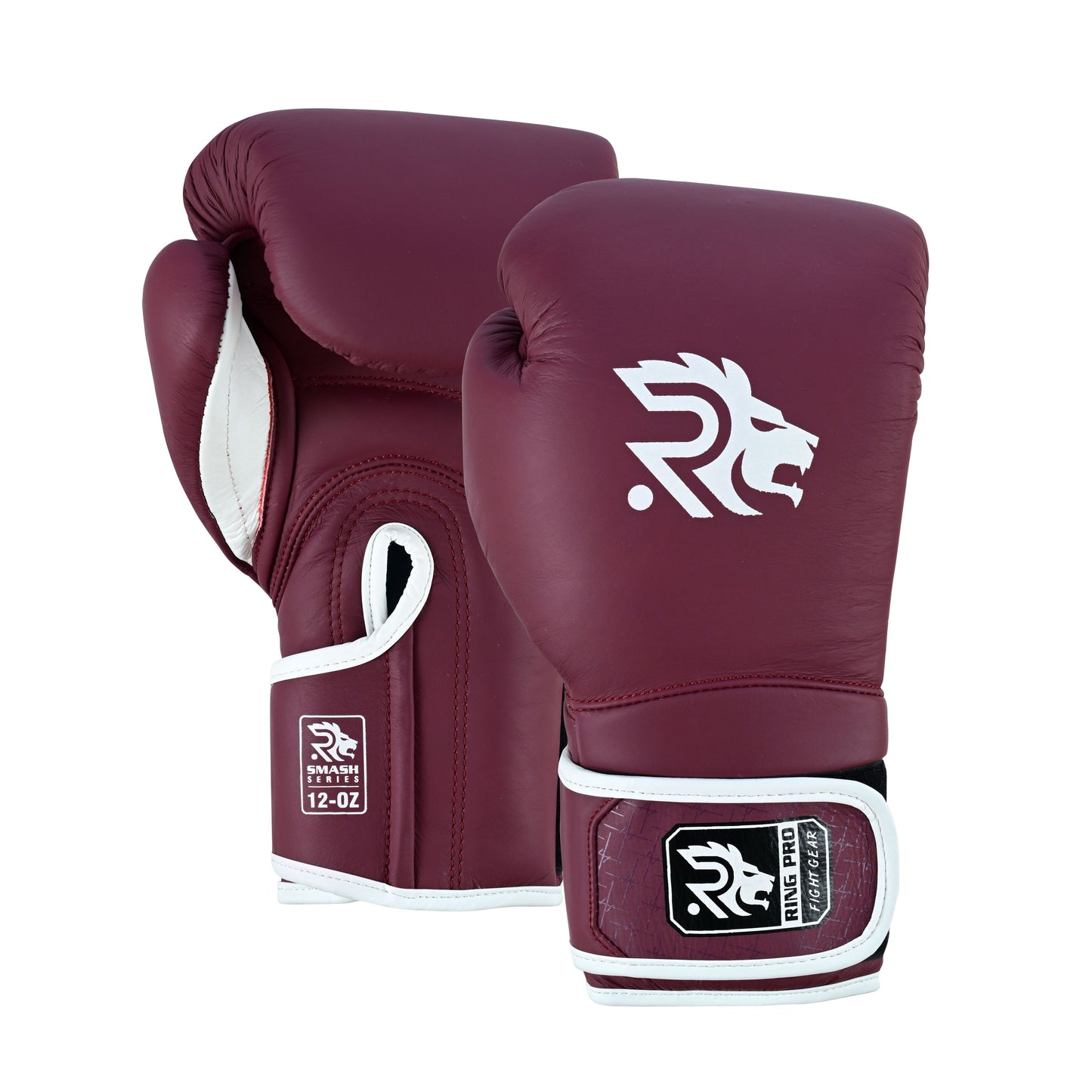 Ring Pro Boxing Gloves – Strap Style, Matte Cowhide Leather