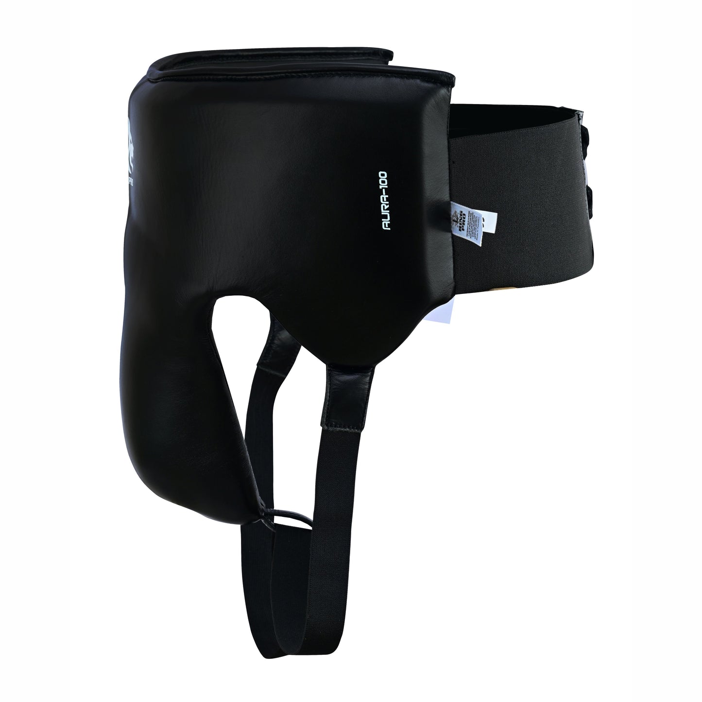 Aura 100 Series Genuine Leather Groin Guard – Lace-Up Closure Top & Back – Boxing & MMA