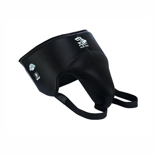 Aura 100 Series Genuine Leather Groin Guard – Lace-Up Closure Top & Back – Boxing & MMA