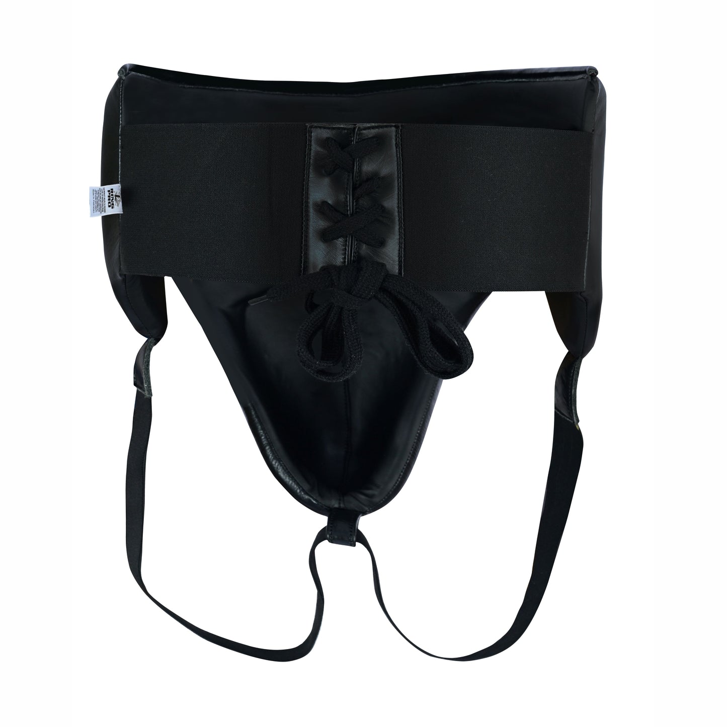Aura 100 Series Genuine Leather Groin Guard – Lace-Up Closure Top & Back – Boxing & MMA