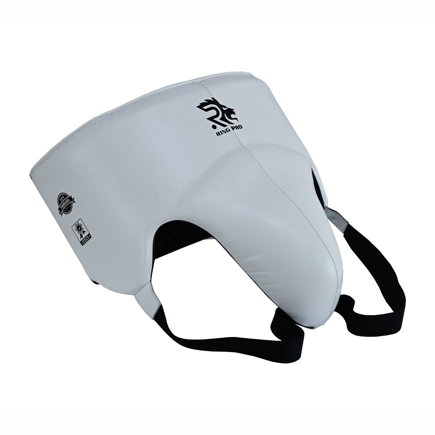 Aura 100 Series Genuine Leather Groin Guard – Lace-Up Closure Top & Back – Boxing & MMA